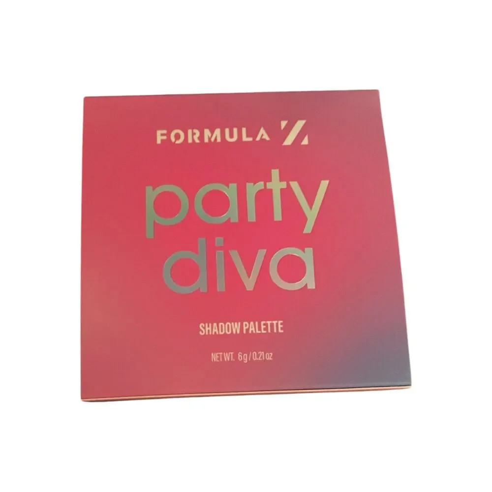 NIB Formula Z Party Diva Eye Shadow Palette 6 Colors Clean Beauty Cruelty Free